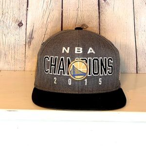 Adidas Golden state 2015 warriors NBA/basketball champion snap back Hat/cap